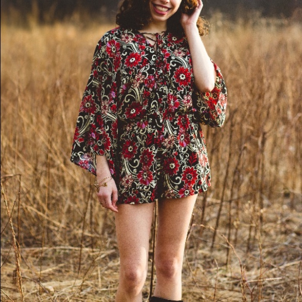Patterned Romper